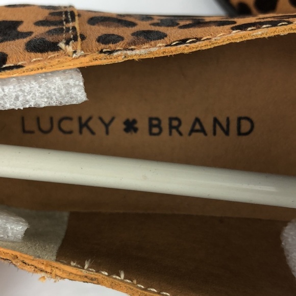 NEW Lucky Brand Camdyn 2 Leopard Slip On Loafer Flats 6 - Picture 8 of 9